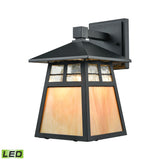 Cottage 11'' High 1-Light Outdoor Sconce - Matte Black