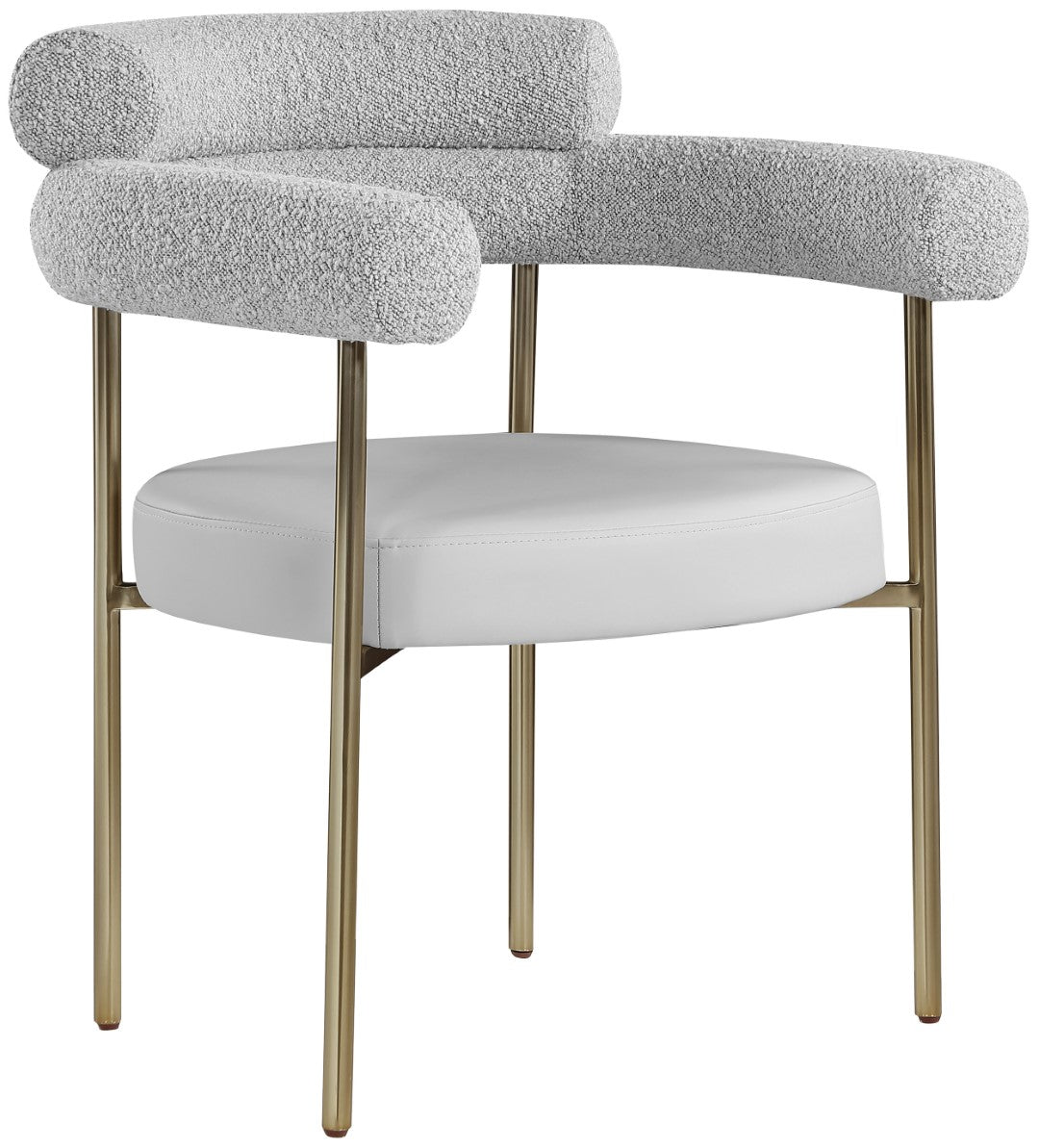 Blake Boucle Fabric Dining Chair
