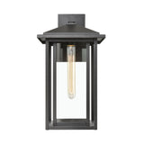 Solitude 17'' High 1-Light Outdoor Sconce - Matte Black