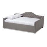 Eliza Modern Contemporary Fabric Upholstered Queen Size Daybed