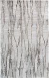 Dryden Contemporary Abstract Area Rug, Gray/Misty Blue, 9ft-6in x 13ft-6in