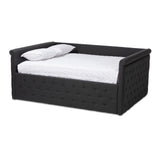 Amay Modern Contemporary Fabric Upholstered Full Size Daybed