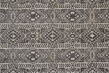 Colton Modern Mid-century Tribal Rug, Steel Gray/Ivory, 5ft x 7ft Area Rug
