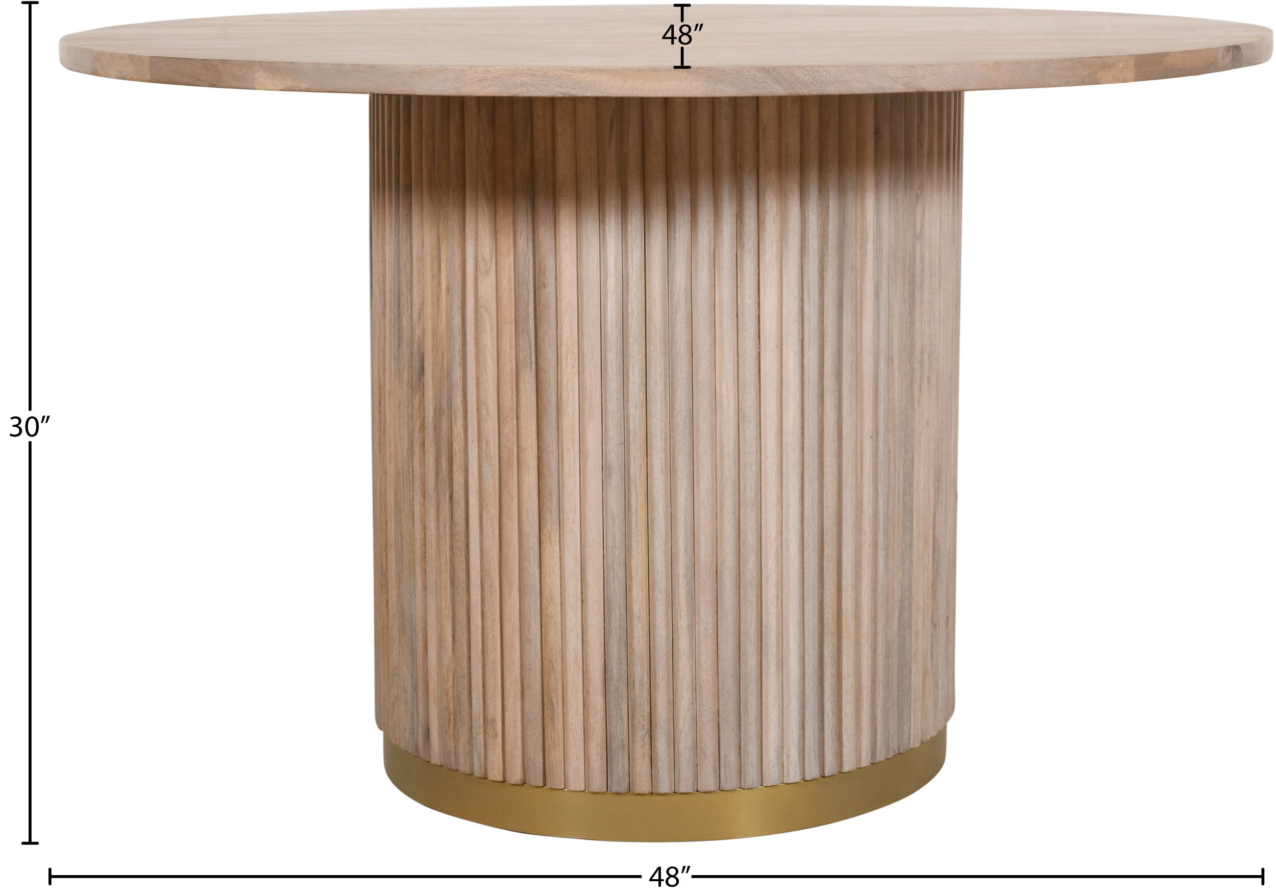 Oakhill Mango Wood Dining Table - Thumbnail 4