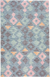 Brinker Pastel Geometric Tufted Rug, Blue/Charcoal Gray, 9ft-6in x 13ft-6in