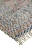 Caldwell Vintage Space Dyed Wool Rug, Blue/Orange, 9ft x 12ft Area Rug