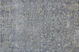 Caldwell Vintage Space Dyed Wool Rug, Aegean Blue/Gray, 9ft x 12ft Area Rug