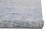 Caldwell Vintage Space Dyed Wool Rug, Classic Blue/Beige, 9ft x 12ft Area Rug