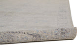 Caldwell Vintage Space Dyed Wool Rug, Warm Gray/Blue, 9ft x 12ft Area Rug