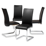 Cyprien Modern Contemporary Faux Leather Upholstered Dining Chair (Set of 4)