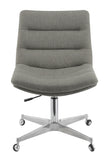 Contemporary Tufted Cushion Office Chair Grey