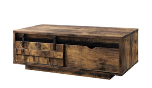 Bellarosa Farmhouse Coffee Table Rustic Oak (Hazelnut Distress Wood) 88040-ACME