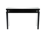 Lotus Glam Sofa Table Mirrored & Faux Crystals Inlay 88053-ACME