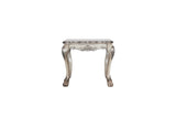 Dresden Transitional/Vintage End table Vintage Bone White 88172-ACME