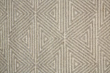 Phoenix Contemporary Moroccan Style Rug, Natural Tan, 7ft-9in x 9ft-9in Area Rug