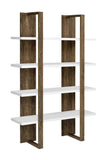 Modern Bookcase with 4 Full-length Shelves