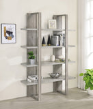 Modern Bookcase with 4 Full-length Shelves