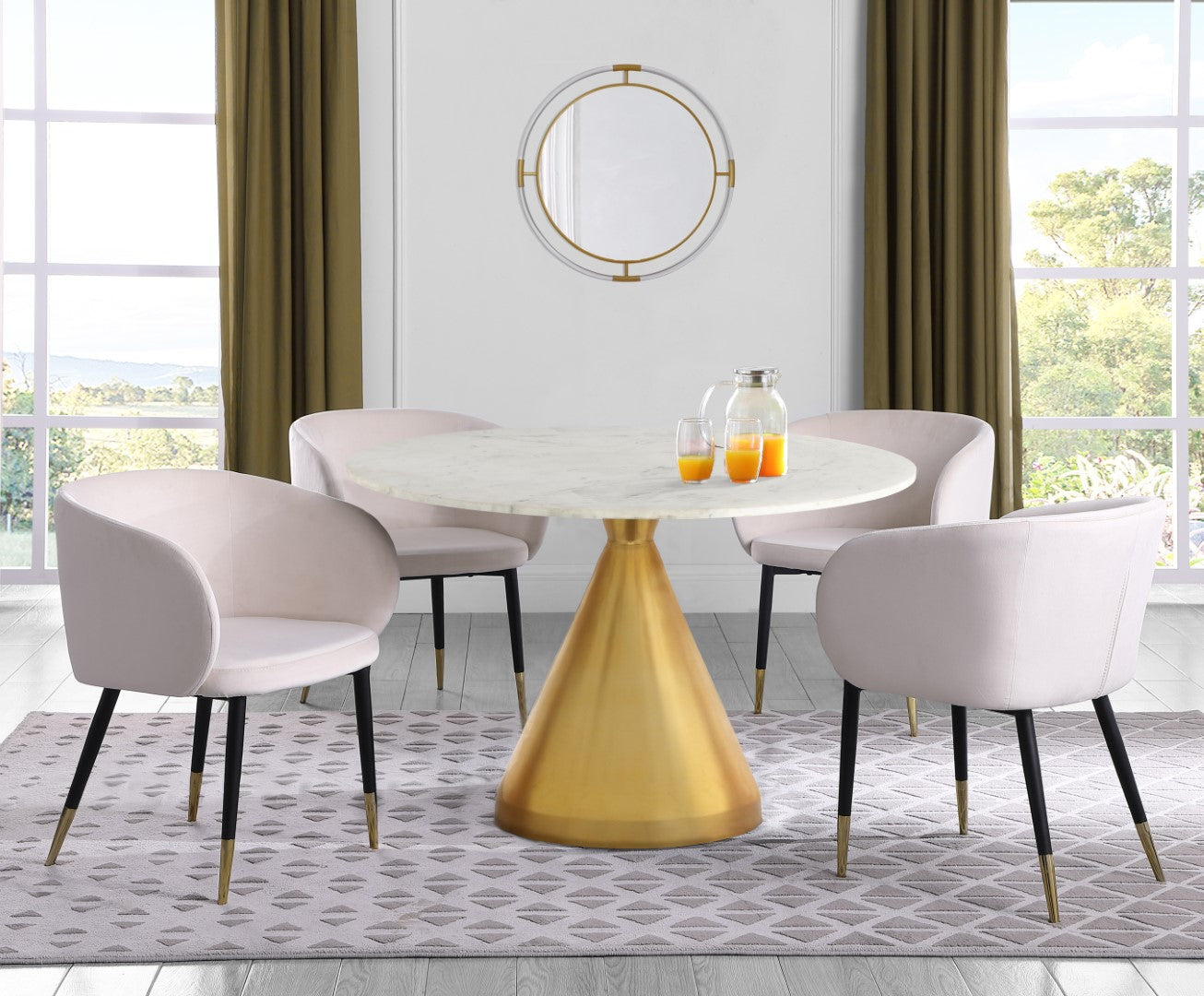 Elle Contemporary Dining Table - Thumbnail 5