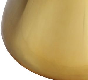 Emery Marble / Stainless Steel Contemporary White Marble Dining Table - 48" W x 48" D x 30" H