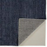 Delino Premium Contemporary Wool Rug, Navy Blue, 9ft x 12ft Area Rug