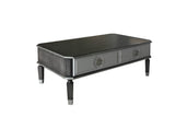 House Beatrice Transitional/Vintage Coffee Table Charcoal & Light Gray Finish 88815-ACME