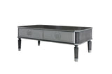 House Beatrice Transitional/Vintage Coffee Table Charcoal & Light Gray Finish 88815-ACME