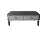 House Beatrice Transitional/Vintage Coffee Table Charcoal & Light Gray Finish 88815-ACME