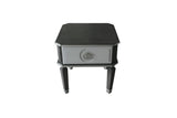 House Beatrice Transitional/Vintage End Table Charcoal & Light Gray Finish 88817-ACME