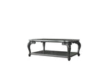 House Delphine Transitional Coffee Table Charcoal Finish 88835-ACME