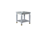 House Marchese Transitional/Vintage End Table Pearl Gray Finish 88867-ACME