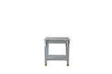 House Marchese Transitional/Vintage End Table Pearl Gray Finish 88867-ACME