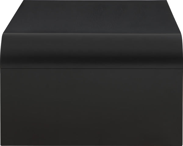 Artisto Ash Veneer / Engineered Wood Contemporary Black Coffee Table - 50" W x 30" D x 18" H