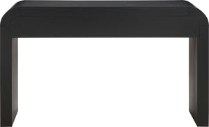 Artisto Ash Veneer / Engineered Wood / Metal Contemporary Black Console Table - 54" W x 15" D x 31.5" H