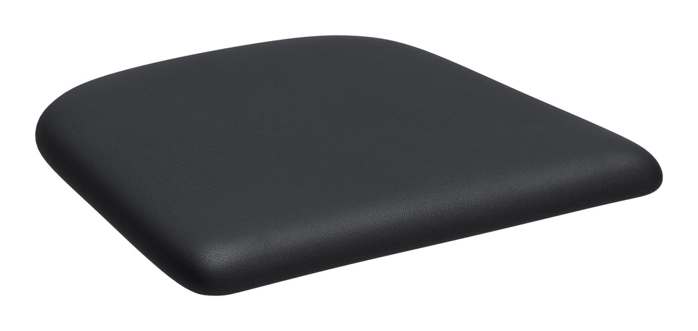 Zuo Modern Elio 100% Leather, Foam Modern Commercial Grade Cushions Black 100% Leather, Foam