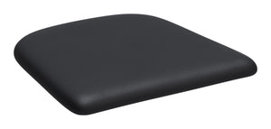 Zuo Modern Elio 100% Leather, Foam Modern Commercial Grade Cushions Black 100% Leather, Foam