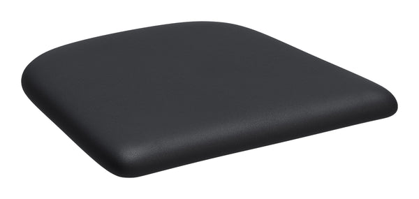 Zuo Modern Elio 100% Leather, Foam Modern Commercial Grade Cushions Black 100% Leather, Foam