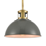 Lyndon 10'' Wide 1-Light Mini Pendant - Gray