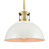 Lyndon 10'' Wide 1-Light Mini Pendant - White