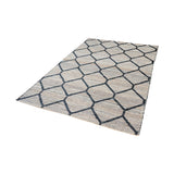 Econ Jacquard Weave Jute Rug in Natural and Black