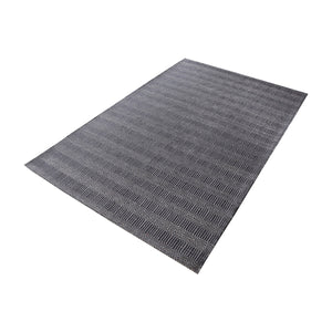 Ronal Handwoven Cotton Flatweave in Charcoal