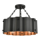 Elk Showroom Clausten Semi Flush Mount