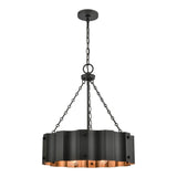 Clausten 21'' Wide 4-Light Chandelier - Black