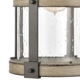 Crenshaw 16'' High 1-Light Outdoor Sconce - Anvil Iron