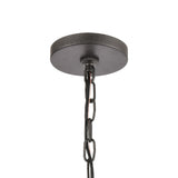 Crenshaw 8'' Wide 1-Light Outdoor Pendant - Anvil Iron