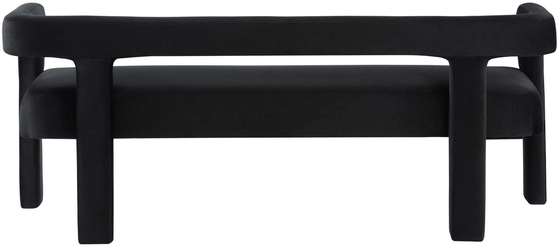 Athena Velvet Contemporary Bench