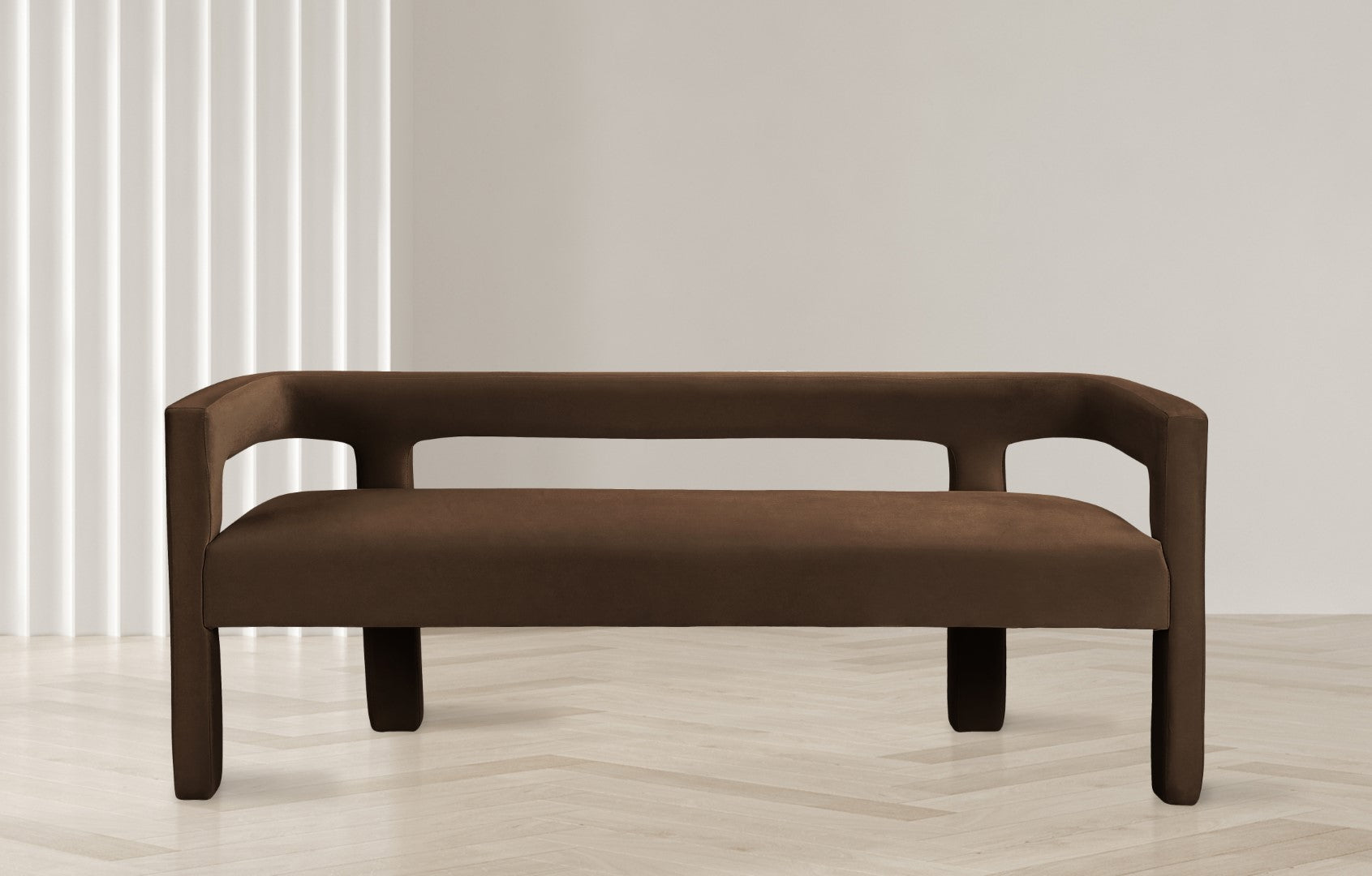 Athena Velvet Contemporary Bench - Thumbnail 2
