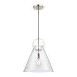 Gabby 14'' Wide 1-Light Pendant - Polished Nickel