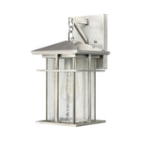 Oak Park 14'' High 1-Light Outdoor Sconce - Antique Brushed Aluminum