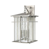 Oak Park 20'' High 4-Light Outdoor Sconce - Antique Brushed Aluminum