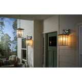 Oak Park 9'' Wide 3-Light Outdoor Pendant - Antique Brushed Aluminum